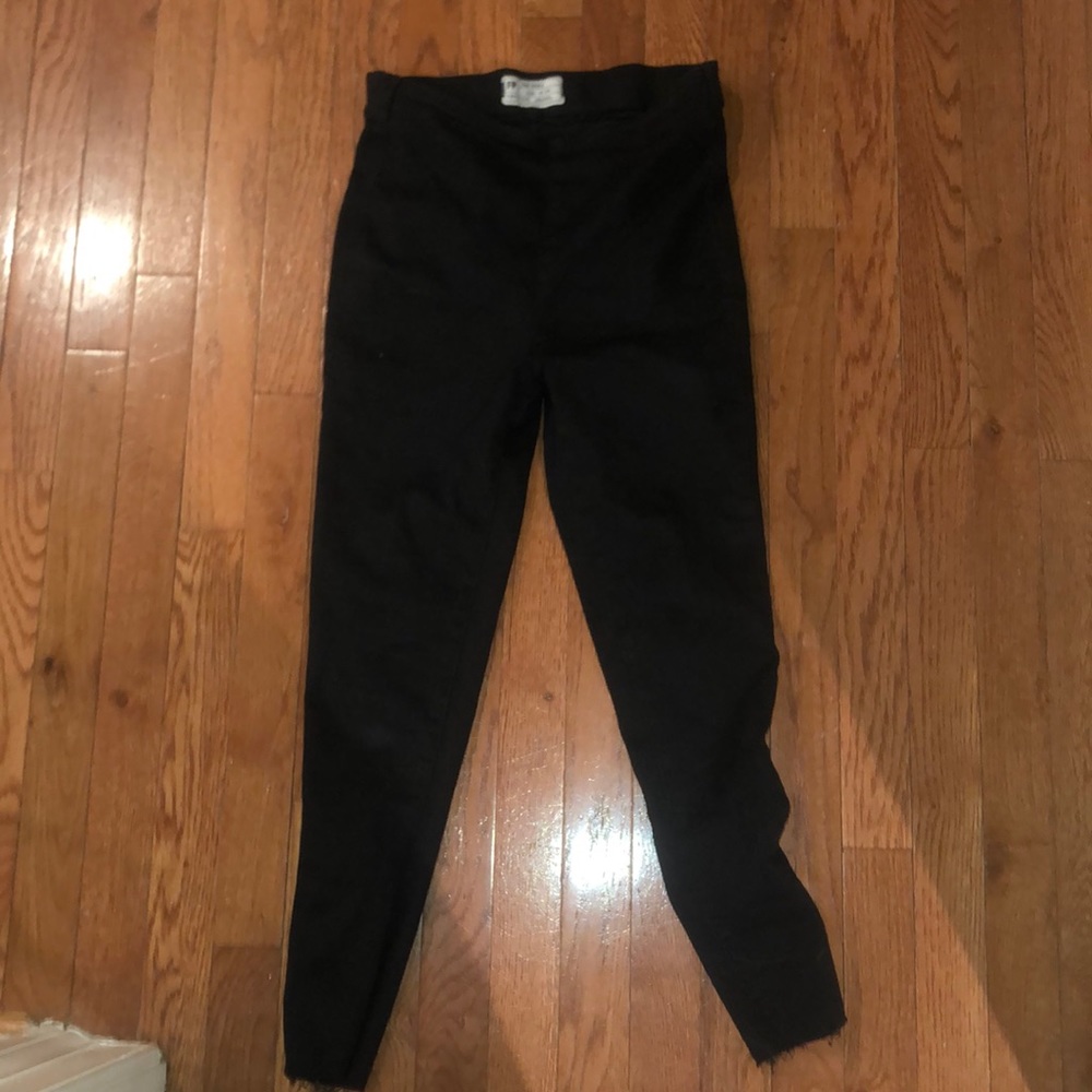 Cropped FREE PEOPLE black pant